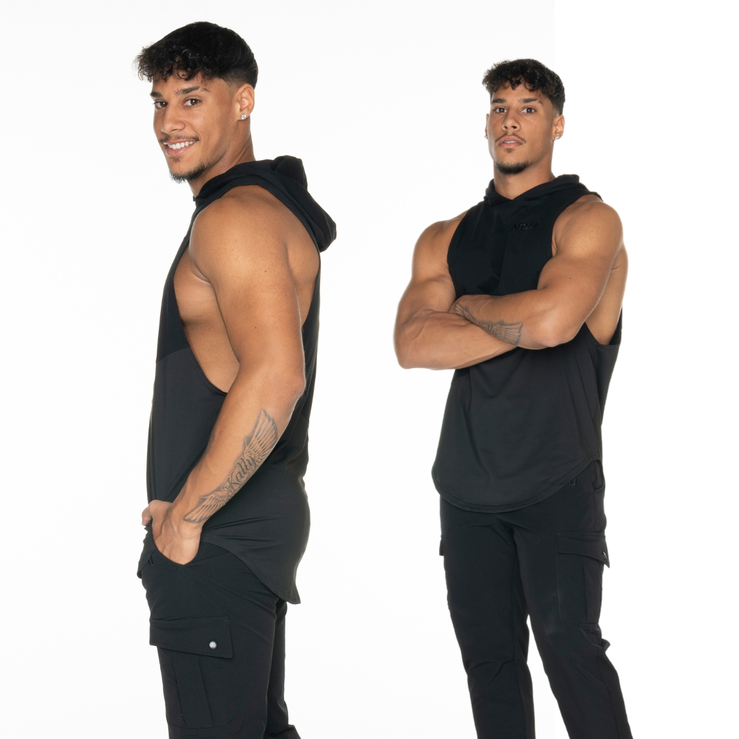 TankTop mit Kapuze black